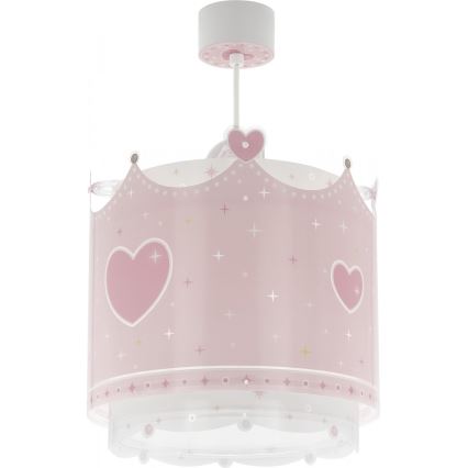 Dalber 61102 - Children's chandelier LITTLE QUEEN 1xE27/60W/230V