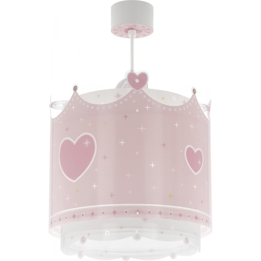 Dalber 61102 - Children's chandelier LITTLE QUEEN 1xE27/60W/230V