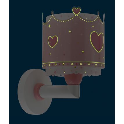 Dalber 61109 - Children's wall light LITTLE QUEEN 1xE27/60W/230V