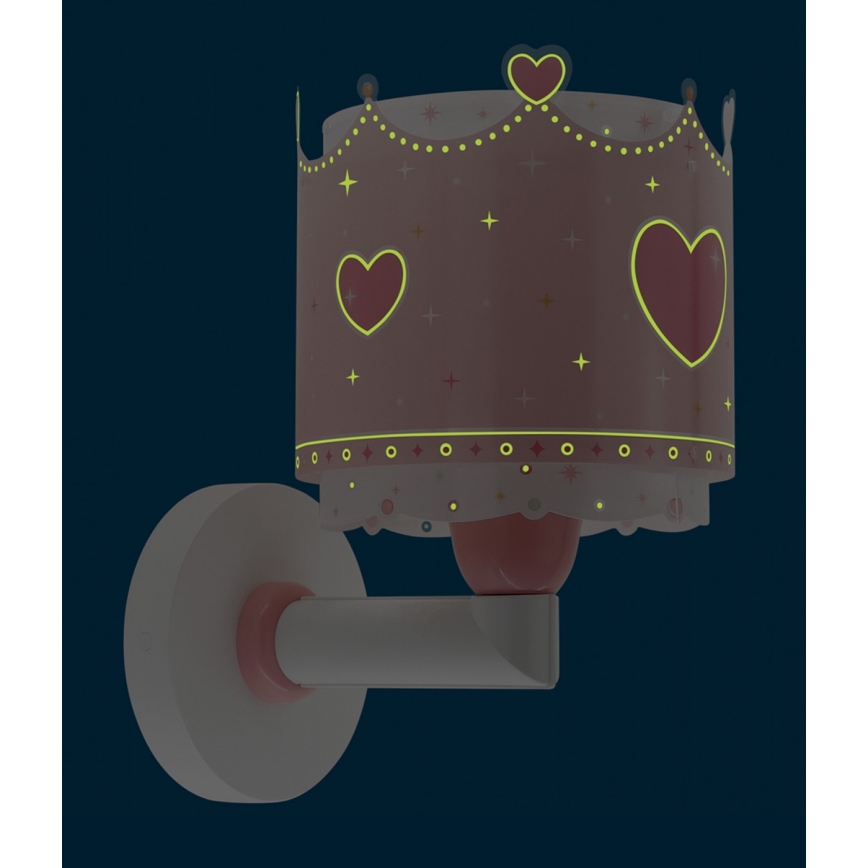 Dalber 61109 - Children's wall light LITTLE QUEEN 1xE27/60W/230V