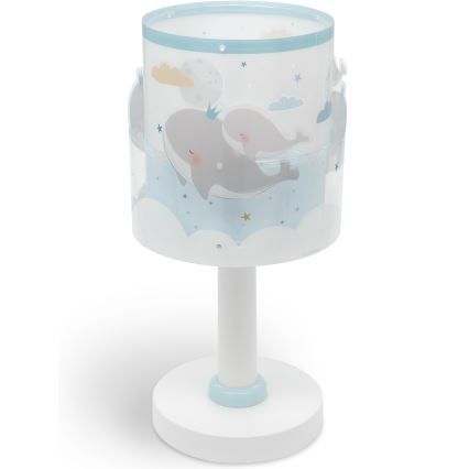 Dalber 61171T - Children's small lamp WHALE DREAMS 1xE14/8W/230V blue