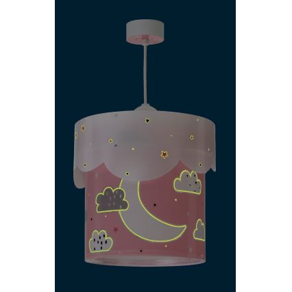 Dalber 61232S - Children's chandelier MOON 1xE27/60W/230V