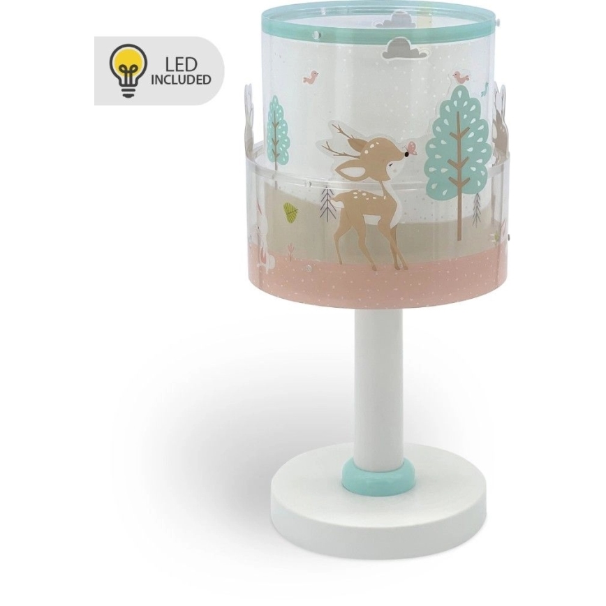 Dalber 61271N - LOVING DEER LED Children's Lamp 1xG4/4W/230V, multicolored