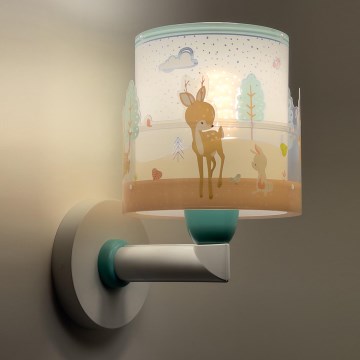 Dalber 61279 - Children's wall light LOVING DEER 1xE27/60W/230V