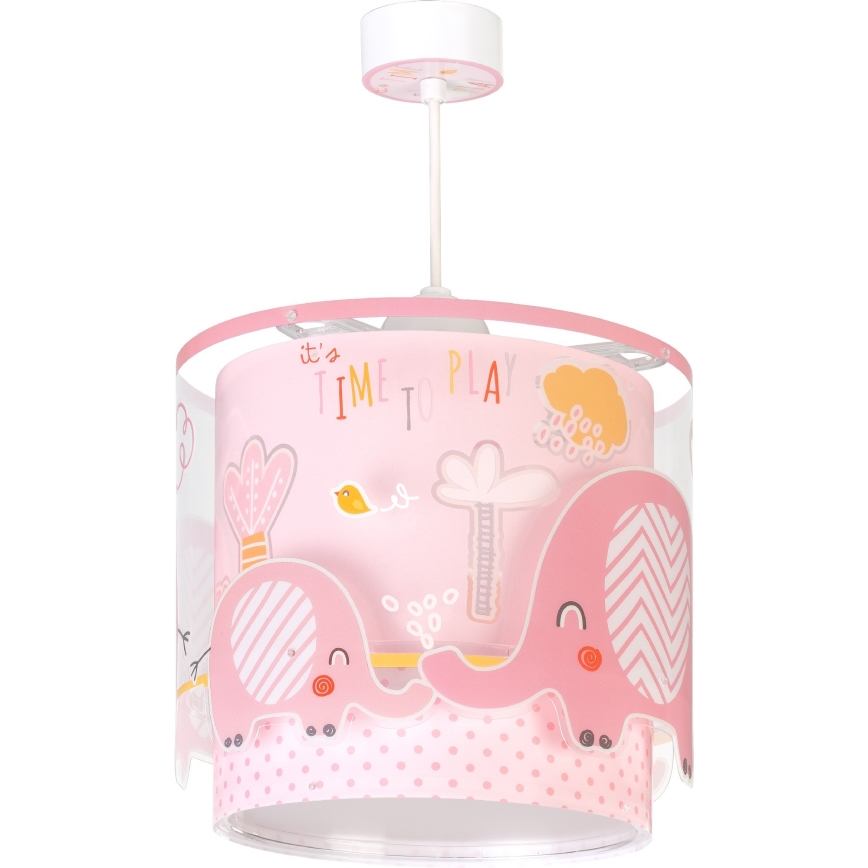 Dalber 61332S - Children's chandelier LITTLE ELEPHANT 1xE27/60W/230V