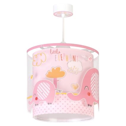 Dalber 61332S - Children's chandelier LITTLE ELEPHANT 1xE27/60W/230V