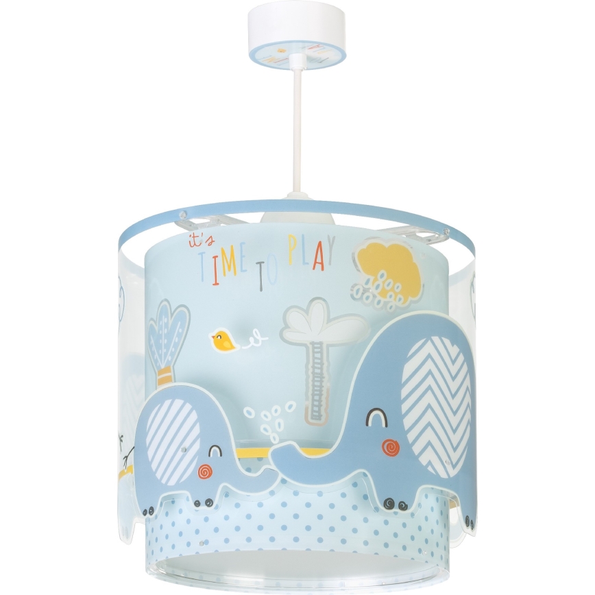 Dalber 61332T - Children's chandelier LITTLE ELEPHANT 1xE27/60W/230V