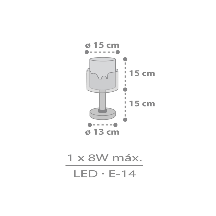 Dalber 61681N - LED Children's lamp BABY TRAVEL 1xG4/4W/230V multicolored