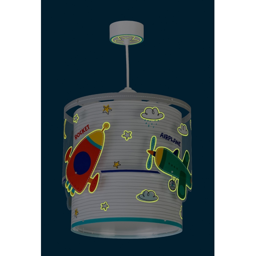 Dalber 61682 - Children's chandelier BABY TRAVEL 1xE27/60W/230V