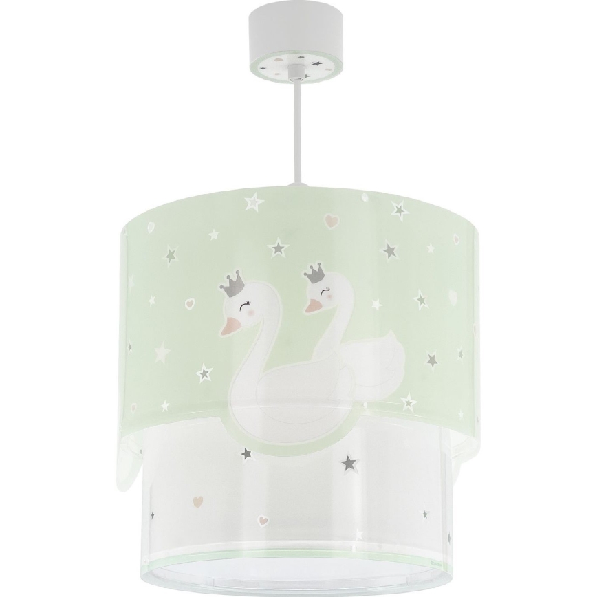 Dalber 61712H - Children's chandelier SWEET LOVE 1xE27/60W/230V green