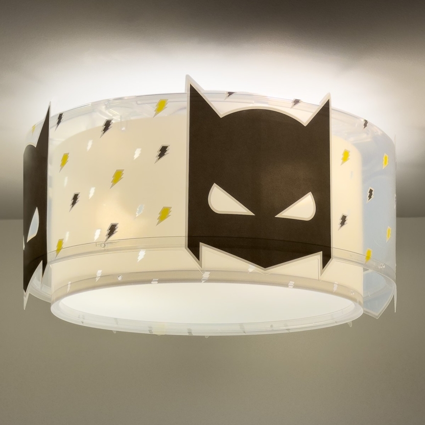 Dalber 61806 - Children's ceiling light DARK HERO 2xE27/15W/230V