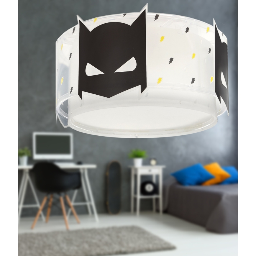 Dalber 61806 - Children's ceiling light DARK HERO 2xE27/15W/230V