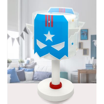Dalber 61811N - LED Children's Lamp BLUE HERO 1xG4/4W/230V white/blue