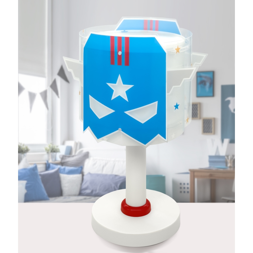 Dalber 61811N - LED Children's Lamp BLUE HERO 1xG4/4W/230V white/blue