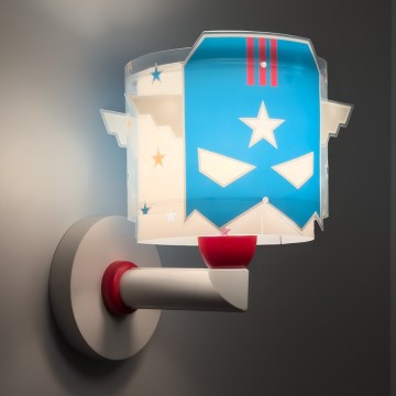 Dalber 61819 - BLUE HERO Kids' Wall Light 1xE27/15W/230V
