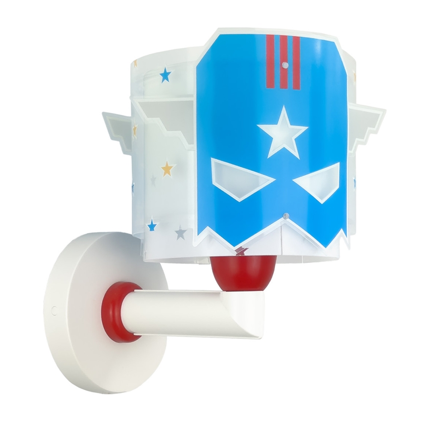 Dalber 61819 - Children's wall light BLUE HERO 1xE27/15W/230V