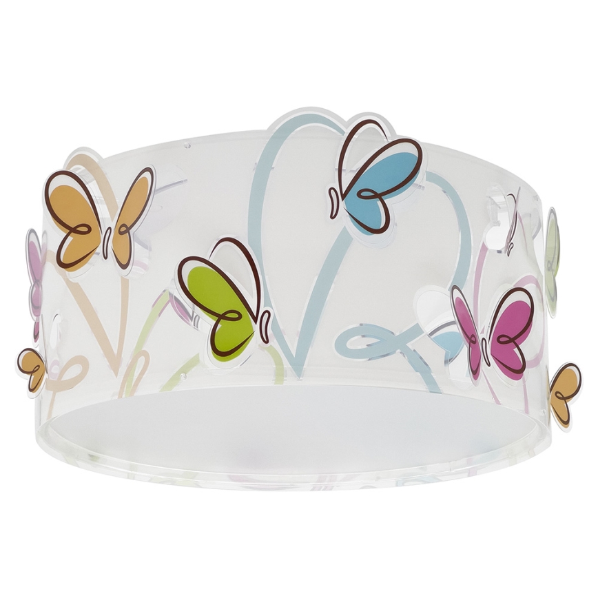 Dalber 62146 - Children's ceiling light BUTTERFLY 2xE27/60W/230V