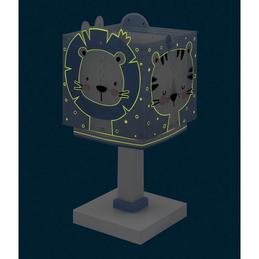 Dalber 63111NT - LED Children's Lamp BABY JUNGLE 1xG4/4W/230V blue