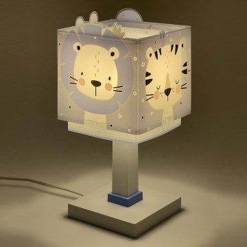Dalber 63111T - Children's lamp JUNGLE 1xE14/8W/230V blue