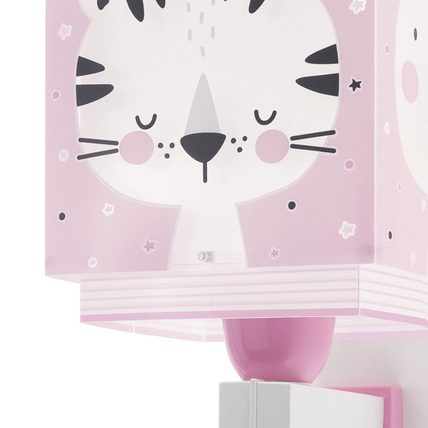 Dalber 63119S - Children's wall light JUNGLE 1xE27/15W/230V pink
