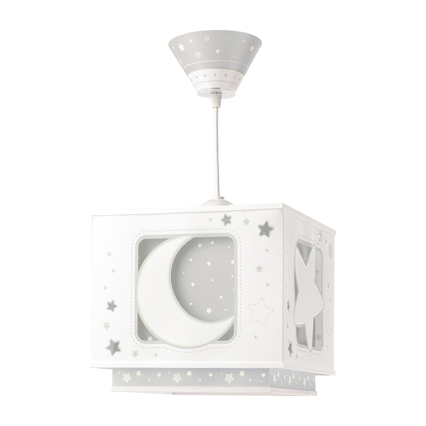 Dalber 63232E - Children's chandelier MOON LIGHT 1xE27/60W/230V