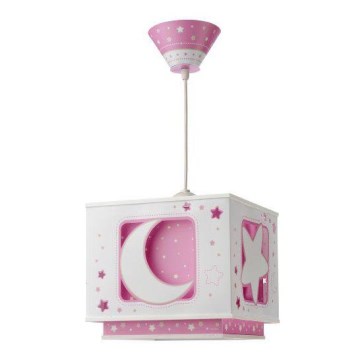 Dalber 63232S - Children chandelier on a string MOON LIGHT 1xE27/60W/230V