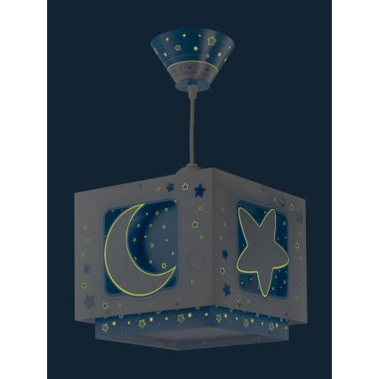 Dalber 63232T - Children's chandelier MOON LIGHT 1xE27/60W/230V