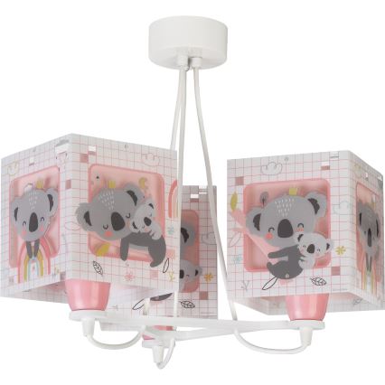 Dalber 63267S - Children's chandelier KOALA 3xE27/60W/230V