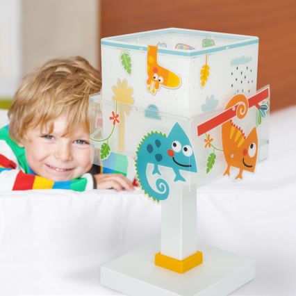 Dalber 63311N - LED Children's Lamp HAPPY JUNGLE 1xG4/4W/230V colourful