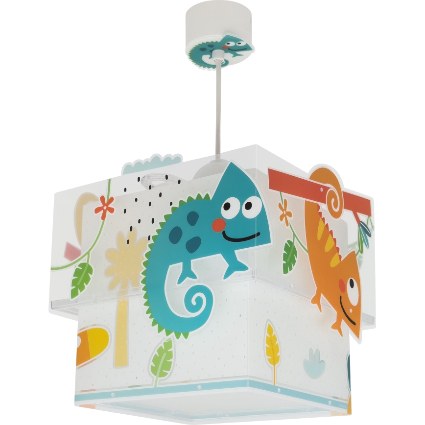 Dalber 63312 - Children's chandelier HAPPY JUNGLE 1xE27/15W/230V