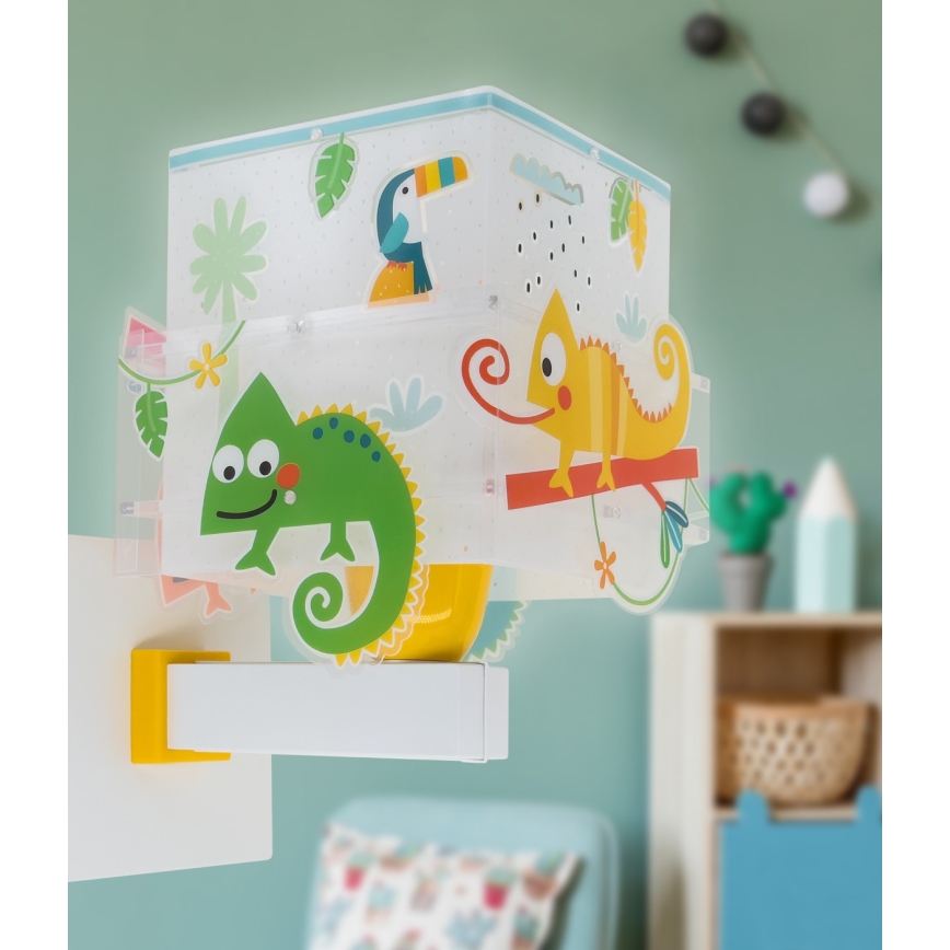 Dalber 63319 - Children's wall light HAPPY JUNGLE 1xE27/15W/230V