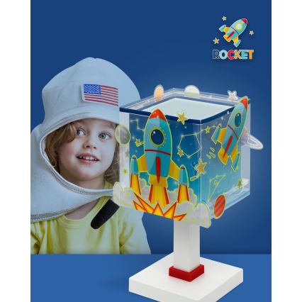 Dalber 63351N - LED Kids' Bedside Lamp ROCKET 1xG4/4W/230V Multicolored
