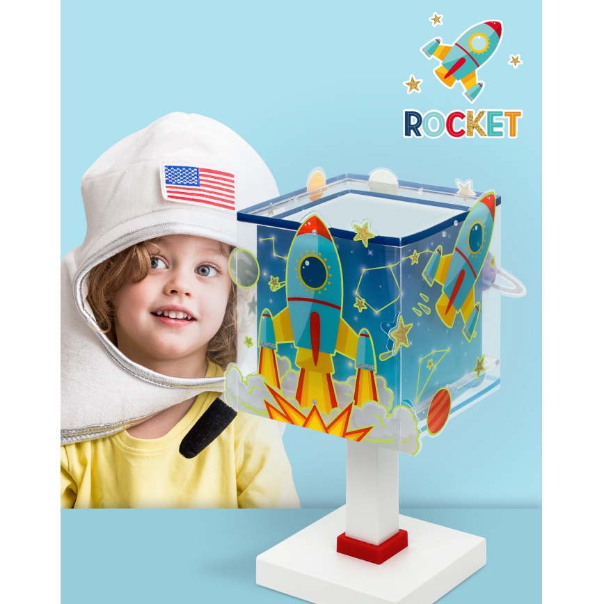 Dalber 63351N - LED Kids' Bedside Lamp ROCKET 1xG4/4W/230V Multicolored