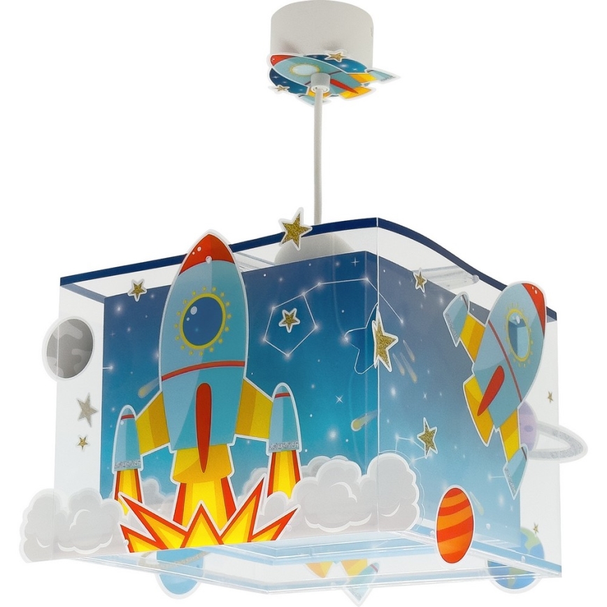 Dalber 63352 - Children's chandelier ROCKET 1xE27/15W/230V
