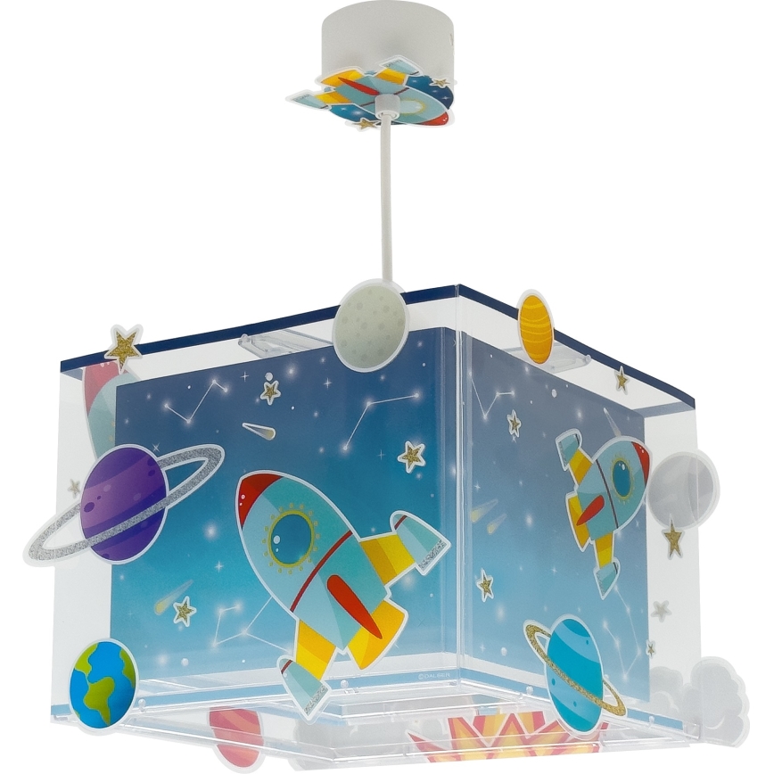 Dalber 63352 - Children's chandelier ROCKET 1xE27/15W/230V