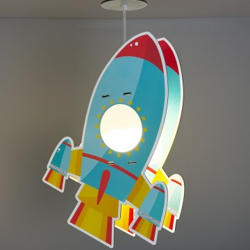 Dalber 63357 - Children's chandelier ROCKET 1xE27/15W/230V