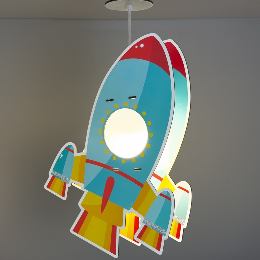 Dalber 63357 - Children's chandelier ROCKET 1xE27/15W/230V