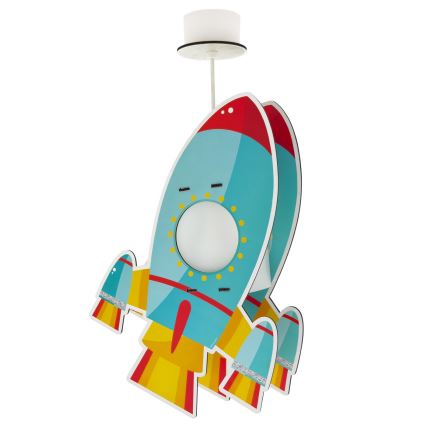 Dalber 63357 - Children's chandelier ROCKET 1xE27/15W/230V