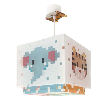 Dalber 63372 - Children's chandelier LITTLE PIXEL 1xE27/15W/230V