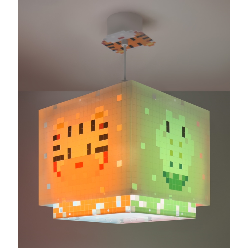 Dalber 63372 - Children's chandelier LITTLE PIXEL 1xE27/15W/230V
