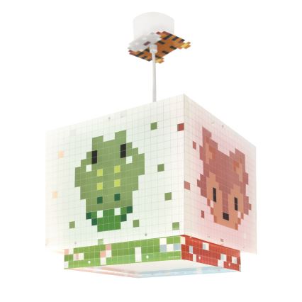 Dalber 63372 - Children's chandelier LITTLE PIXEL 1xE27/15W/230V