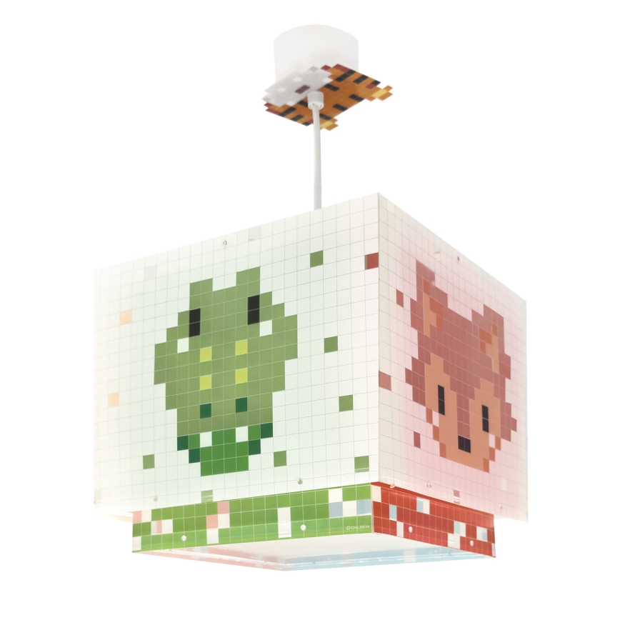 Dalber 63372 - Children's chandelier LITTLE PIXEL 1xE27/15W/230V
