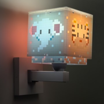 Dalber 63379 - Children's wall lamp LITTLE PIXEL 1xE27/15W/230V