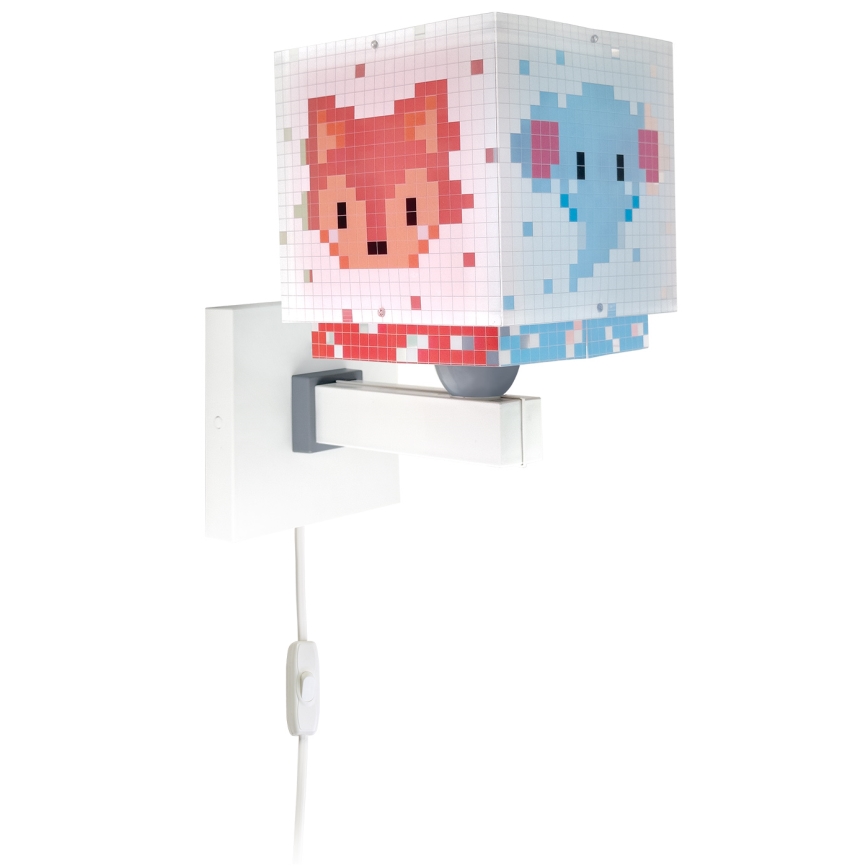 Dalber 63379 - Children's wall lamp LITTLE PIXEL 1xE27/15W/230V