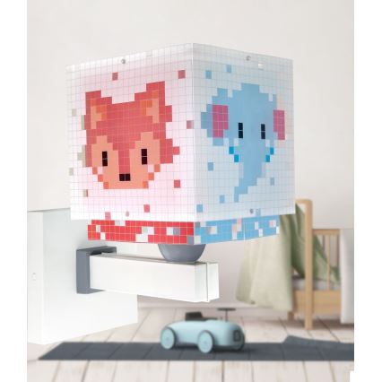 Dalber 63379 - Children's wall lamp LITTLE PIXEL 1xE27/15W/230V