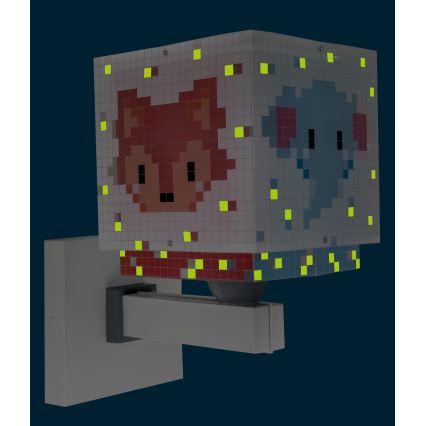 Dalber 63379 - Children's wall lamp LITTLE PIXEL 1xE27/15W/230V