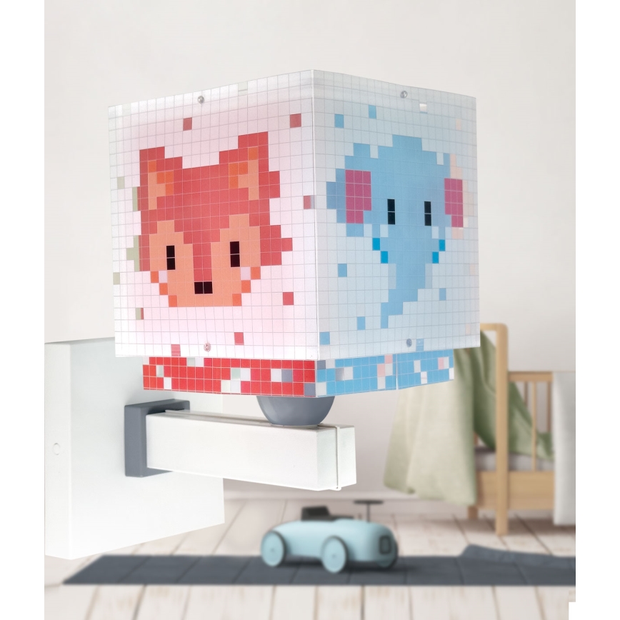 Dalber 63379 - Children's wall light LITTLE PIXEL 1xE27/15W/230V