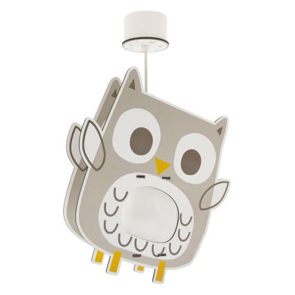 Dalber 63397 - Children's chandelier OWL 1xE27/15W/230V
