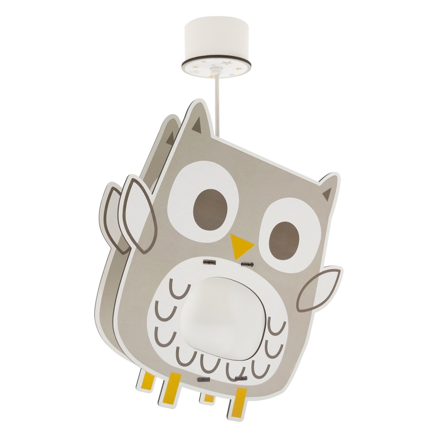 Dalber 63397 - Children's chandelier OWL 1xE27/15W/230V