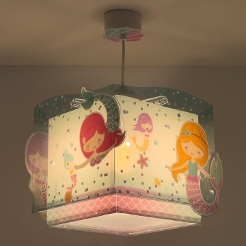 Dalber 63442 - Children's chandelier MERMAIDS 1xE27/60W/230V